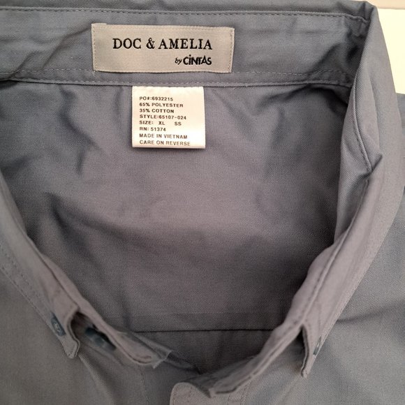 Doc & Amelia by Cintas men's Button down shirts size XL - Picture 3 of 5